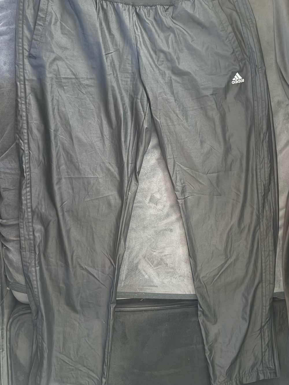 adidas Black Lightweight Joggers with Logo